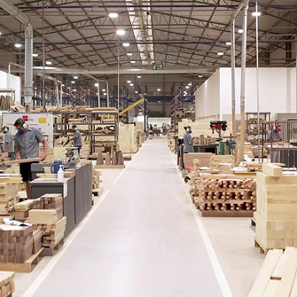 Interior de la fábrica